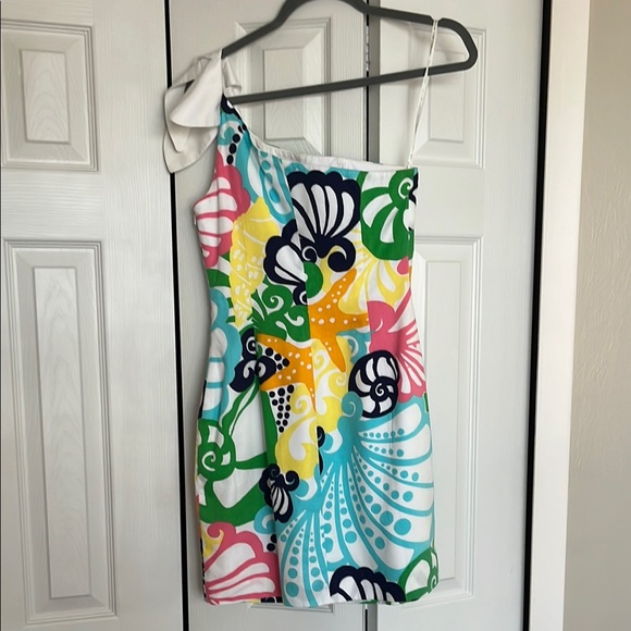 Floral One-Shoulder Dress - Picture 2 of 4